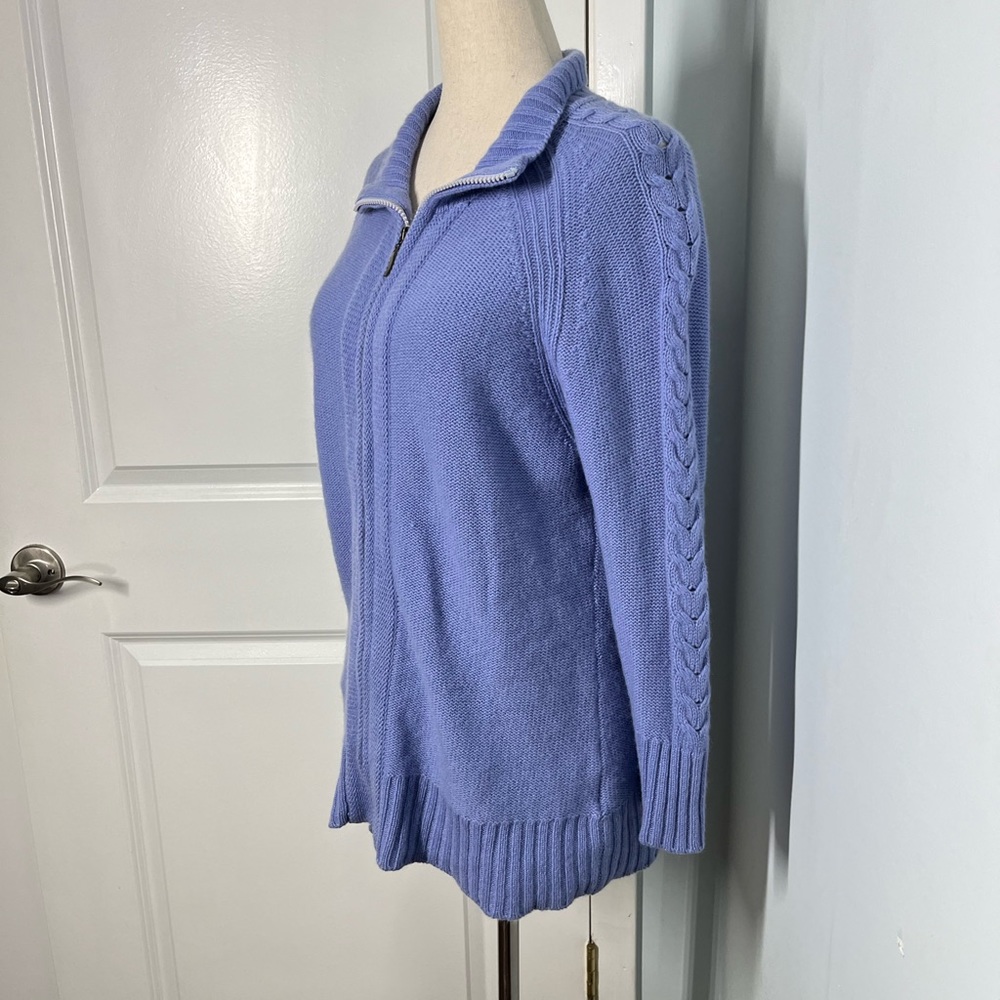 IN CASHMERE by colour works 100% cashmere zip up sweater - Picture 8 of 11